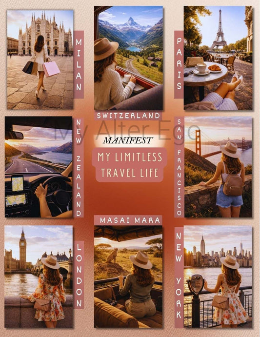 My Travel Plans Dreamboard - Option 2