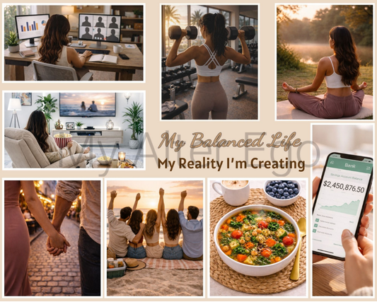 My Balanced Life Dreamboard - Option 2
