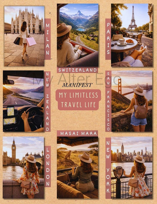 My Travel Plans Dreamboard - Option 4